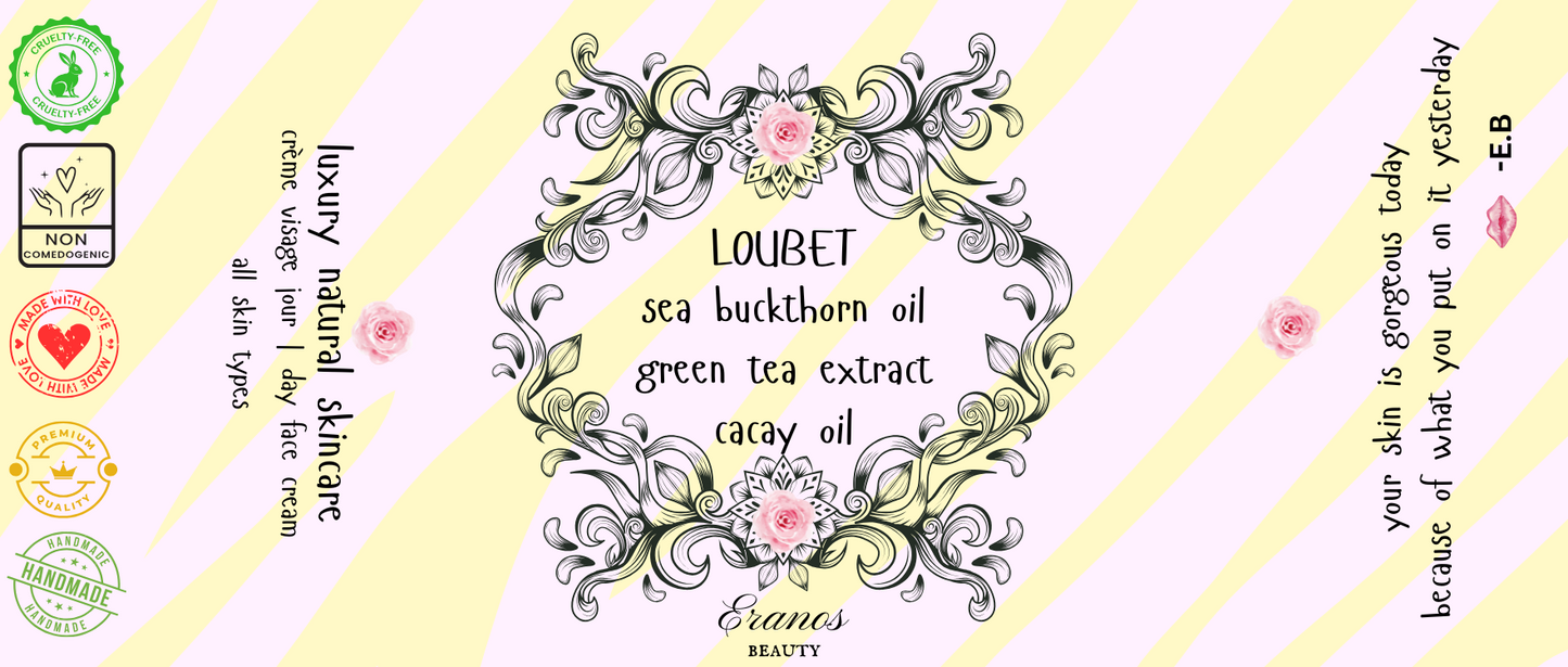 day LOUBET face cream with Sea buckthorn Oil & Green Tea Extract