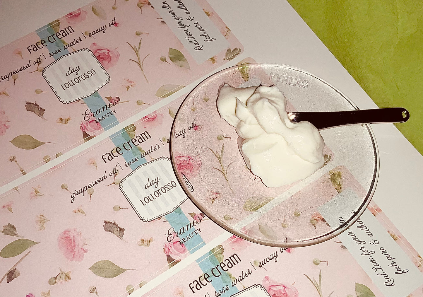 Grapeseed Oil Rose Hydrosol Cacay Oil —Rich Emollient Cream day LOLLOROSSO Cream Grapeseed Oil-Rose Hydrosol-Cacay Oil