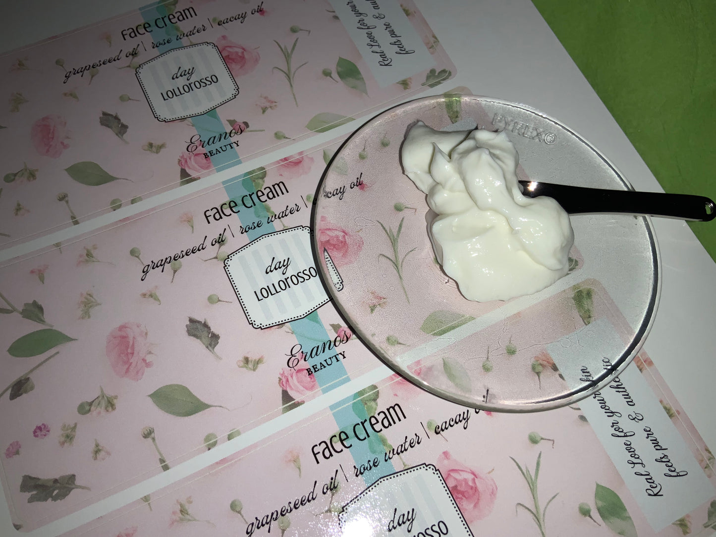 Grapeseed Oil Rose Hydrosol Cacay Oil —Rich Emollient Cream day LOLLOROSSO Cream Grapeseed Oil-Rose Hydrosol-Cacay Oil