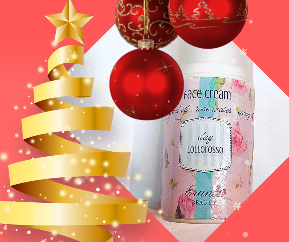 Grapeseed Oil Rose Hydrosol Cacay Oil —Rich Emollient Cream day LOLLOROSSO Cream Grapeseed Oil-Rose Hydrosol-Cacay Oil